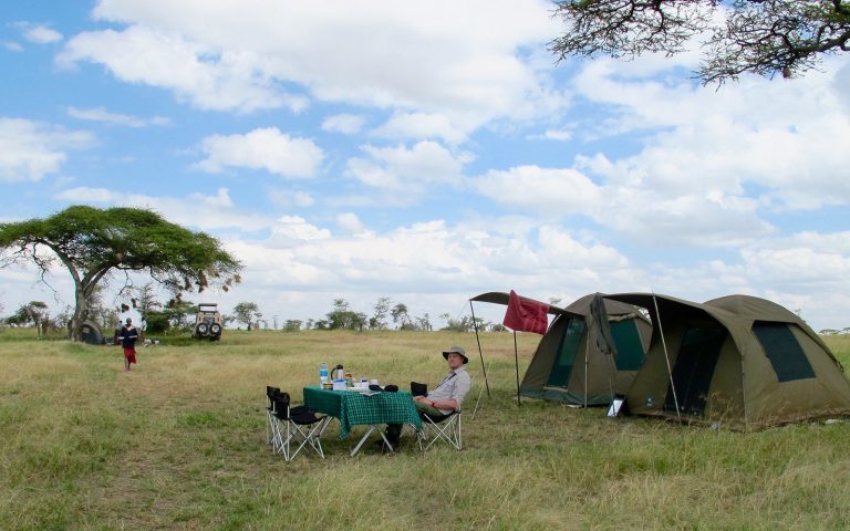 Camping in Tanzania